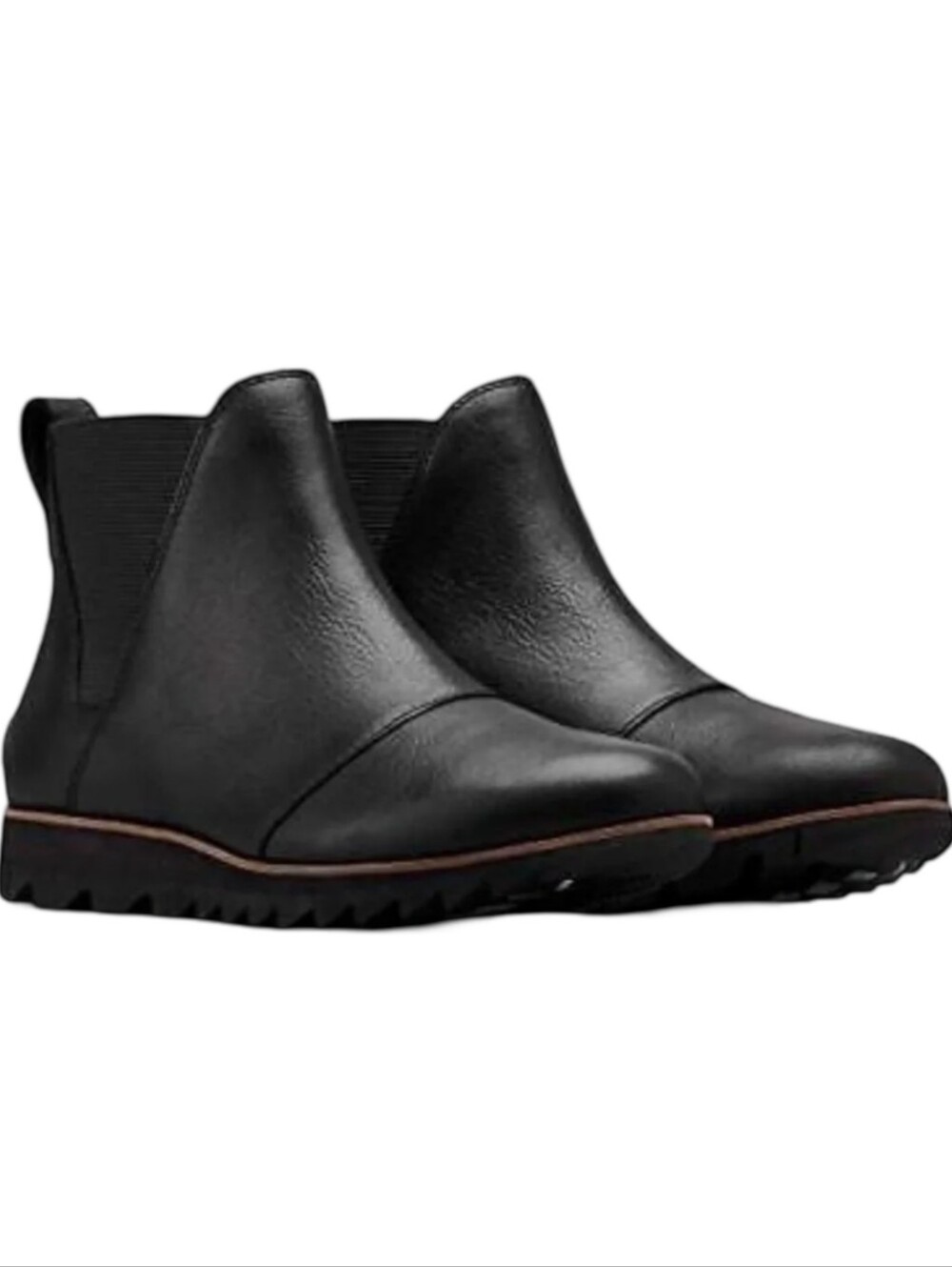 Sorel Harlow Chelsea boots in black, size 7.5
